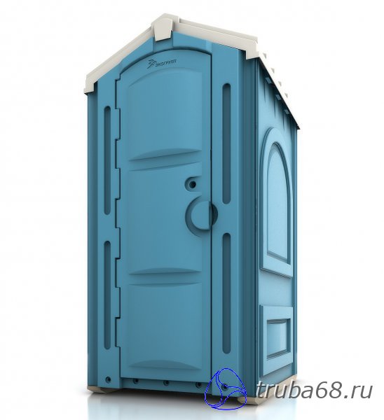 Кабина туалетная ECOSTYLE пластиковая синяя купить в Тамбове